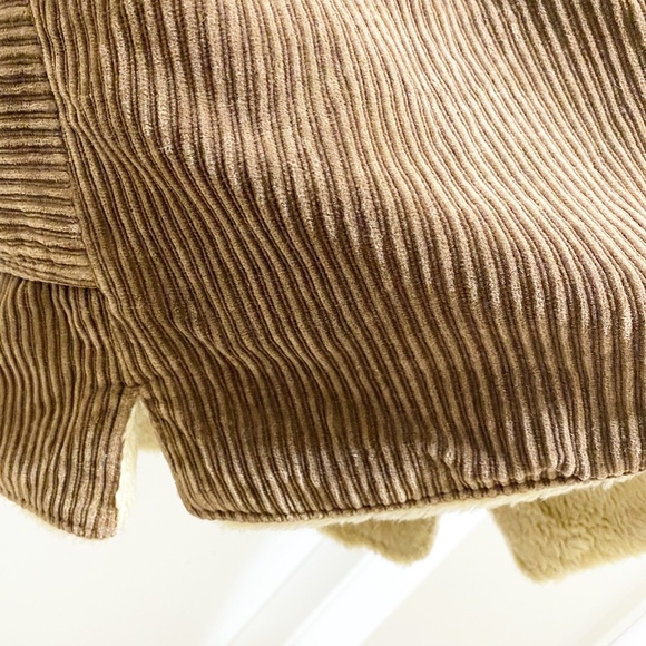 Hanasaki New York-ite 1970's Vintage Japanese Corduroy Hooded Toggle Jacket S - Picture 9 of 10
